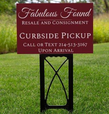 Curbside Pickup located on the west side of the building at 3419 Cross Timbers Rd, Flower Mound, TX 75028