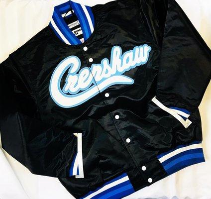 Kobe Bryant Crenshaw Headgear Satin Jacket