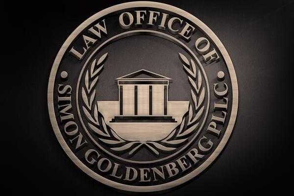 Copper Plate Logo - Law Office Simon Goldenberg PLLC -  NY Bankruptcy Lawyers