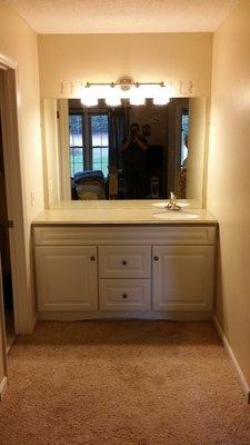 New vanity and top install