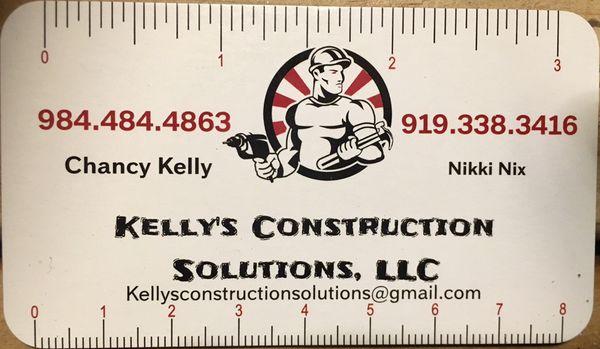 Kelly's Construction Solutions