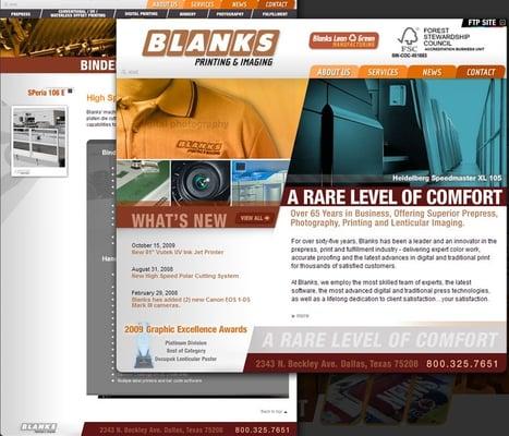 Website SodaPop Designed for Blanks Printing and Imaging