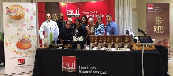 Trade show booth for AUI Fine Foods.