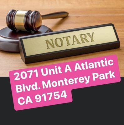 NOTARY PUBLIC HERE TO SERVE YOU. Get authorized for the next move right away ! Open Monday through Friday ,10am -6pm