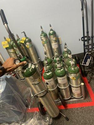 Oxygen Tank Rentals - Rx Required