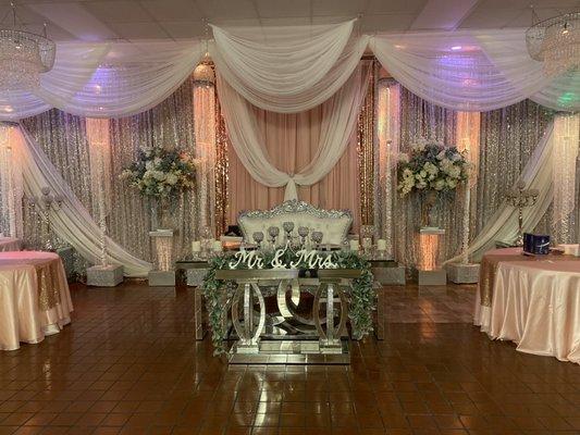 Wedding and quince backdrops