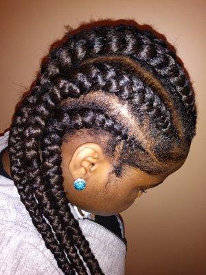 Cornrows 
 1.5 to 2 Hours