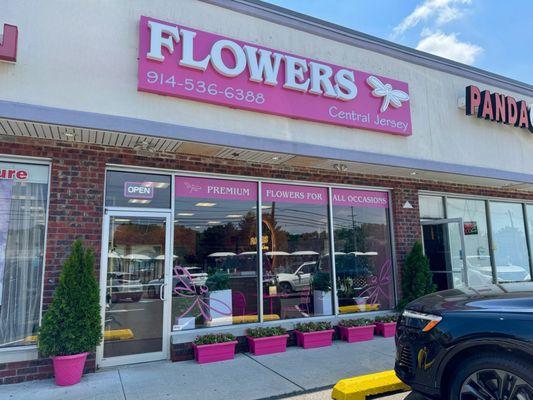 FLOWERS Central Jersey shop front view