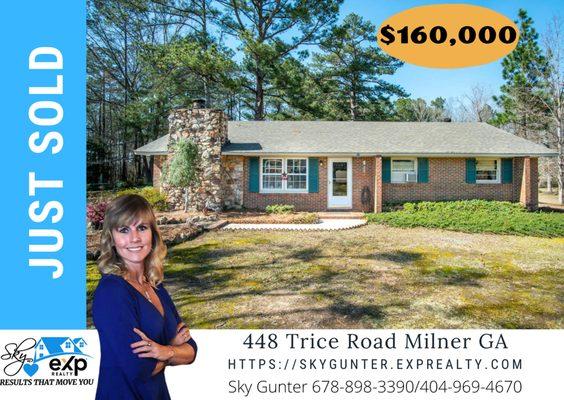 Just Sold! Congratulations to my Seller! It was listed for $154,000 she got $160,000. So happy for her. #SOLD #CallSky #lovemyclients