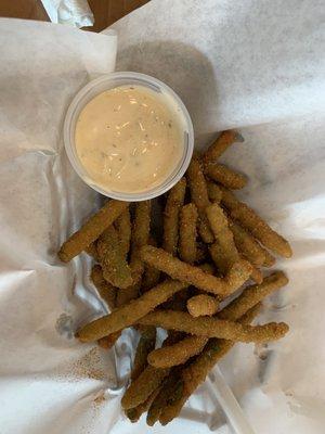 Fried green beans