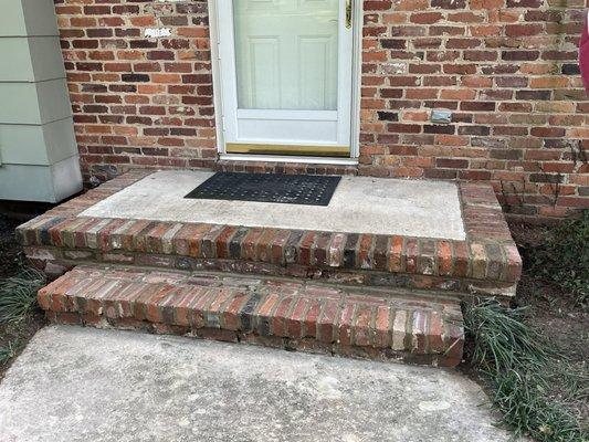 After: front steps