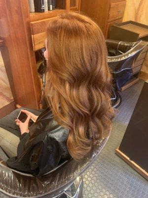 Full head of red by Danielle