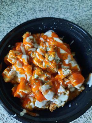 Half order of the Buffalo Chicken fries