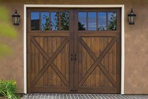 Reserve Collection wood garage doors by Clopay.