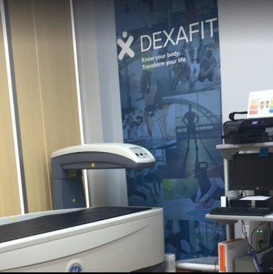 Come in for a DEXA scan, the gold standard in body composition testing.