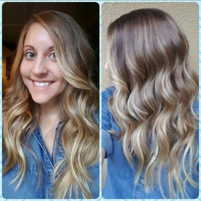 My awesome balayage and style my Laura W.