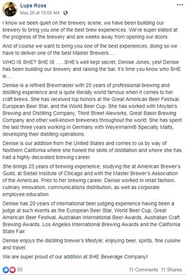 According to their CEO, the brewery should be opening full time soon - within days. And they hired an amazing brewmaster!