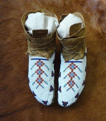 Cree Moccasins ca. 1890 - 1900.