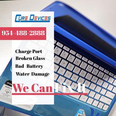 At Cure Devices, we fix all the problems under one roof. Get your broken smartphones, damaged laptop and PC to us and we will fix them all.