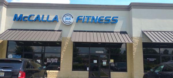 McCalla Fitness is the only 24 hour gym in the area! We are locally owned and a full service gym. We also offer Personal Training.