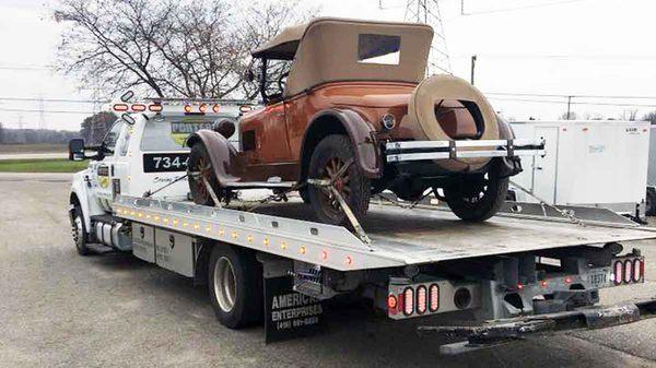 Antique Car Towing