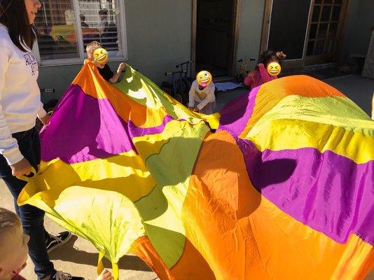 Parachute Fun!