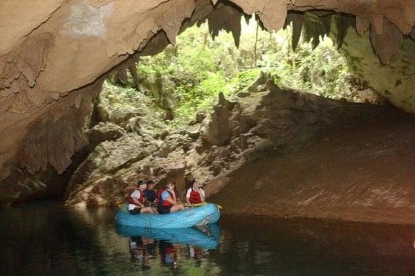 Rafting the Caves