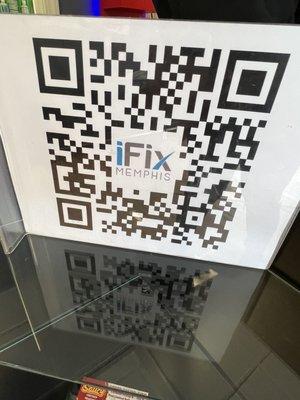 QR code.