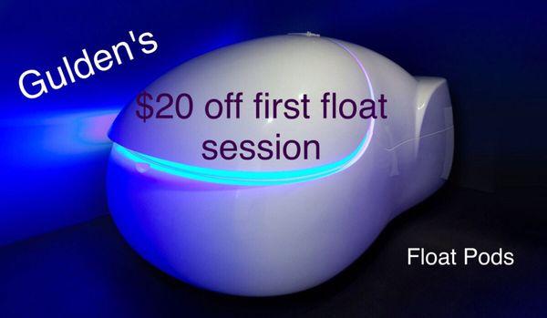 Sensory deprivation tank!