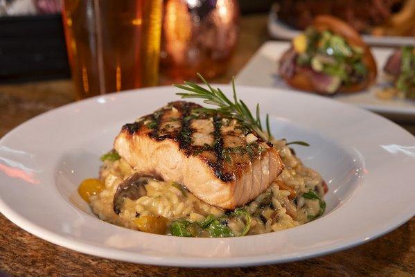 Norwegian Salmon
Butternut Squash Risotto, Roasted Root Vegetables