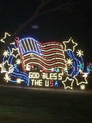 Our sign at the 4th of July festival