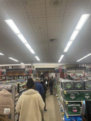 The line to pick up prescription...