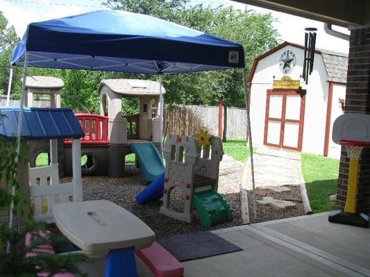 Outside play area.