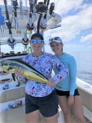 Mahi fishing at its best. Saint Somewhere Charters