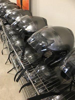 Loaner helmets on hand