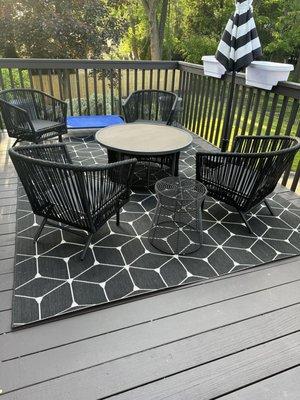 Thanks to Rossi's paint, my deck looks brand new!