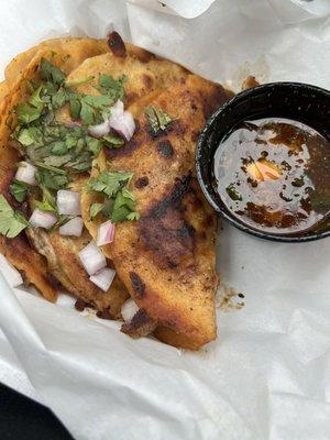 Beef birria tacos