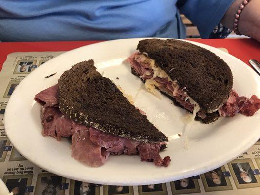 Rueben sandwich, my moms favorite apparently. It's all she ever orders.