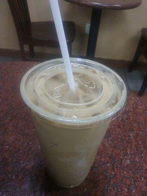 Iced banana hazelnut