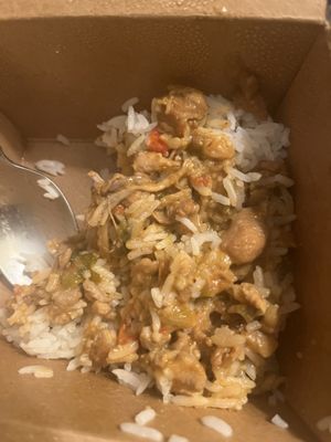 "Kungpao chicken" bowl