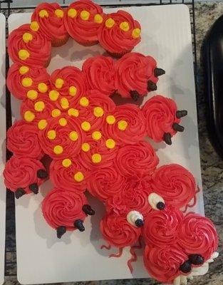 Dragon Pull Apart Cupcakes