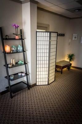 Consultation Room at Therapeutic Massage by Lisa Chamberlain LMT