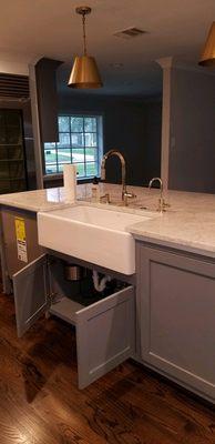 Kitchen sink in remodel