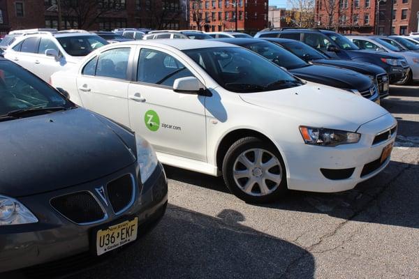 ZipCar Parking here!