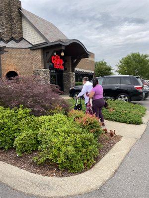 They took him out to doctor appointments and fun places.