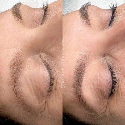 Brow wax with brow and lash tint combo.