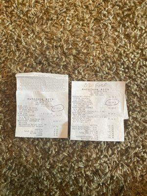 Receipt and returns receipt