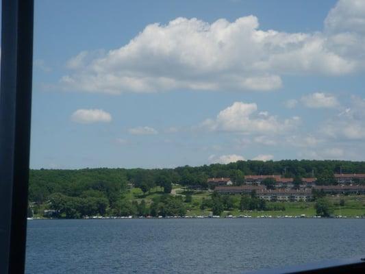 View from the Chautauqua Belle