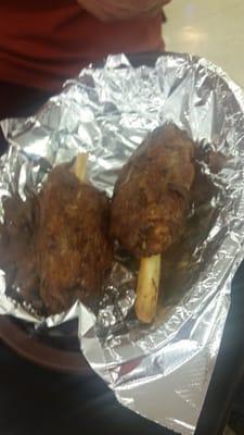 Pig wings, deep friend meat on bone....super tasty