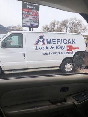 Truck for American lock and key